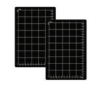JNJOOD 2 pièces 9x6 Pouces Tapis de Découpe Magnétique Grille Entretoises Magnétiques Machine pour Gaufrage Découpe Entretoises magnétiques A