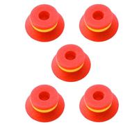 JNJOOD Accessoire pour bras robotique en silicone monocouche avec ventouse plate industrielle série F avec nervures, lot de 5 pièces F20