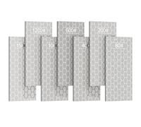 JNJOOD Affûteur de Couteau Stone Grit Grit Diamond Aigrence Stones 7pcs, Affaiteur de Diamant Assiette pour la Cuisine Couteau Extérieur