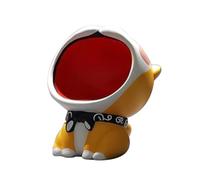 JNJOOD Amusant bol pour clés de chat pour table d'entrée, porte-bonbons pour à grande bouche, joli ornement pour statue de chat pour table d'entrée 16 x 18 cm A