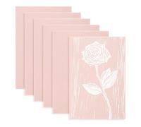 JNJOOD Blocs de Linoléum pour Fournitures d'Impression 6 Pièces 4" X 6" Kit d'Impression sur Bloc de Caoutchouc Linocut pour Sculpter Timbres, pour Hobbistic Fai-Da-Te
