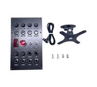 JNJOOD Boîtier de Contrôle Central SIMDT Button Box pour Simulation de Course, Adapté Aux Camions Américains, Européens et Courses de Camions.