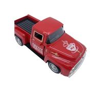 JNJOOD Cafétéria en Métal Camion Pick-Up rétro Mini Camion Moulé sous pression pour Décoration de Table de la Station de Café de la Ferme (Rouge)