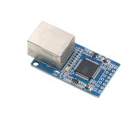 JNJOOD CH9121 Port Série À Module Réseau Ethernet Puce Ttl Transmission Microcontrôleur Industriel STM32 IP 51 3,3 V 5 V 1 PC Module de Réseau Ethernet Bleu et