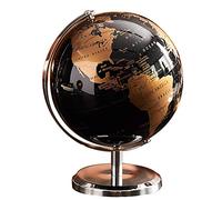 JNJOOD Globe terrestre Image Cartes Globe pour Maison Table Bureau Ornements Cadeau Bureau Maison Décoration Accessoires (Or)