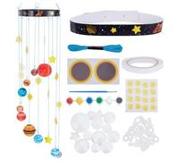 JNJOOD Kit pour la réalisation d'un modèle solaire en boule de mousse 3D, projet solaire Fai-de-T pour cadeau de Noël ou anniversaire à thème spatial.
