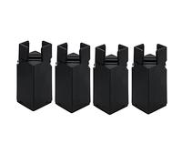 JNJOOD Lot de 1 rehausseurs de table, rehausseurs de chaise, rehausseurs de lit, adaptés pour jambes carrées/rondes de 10,2 cm
