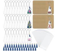 JNJOOD Lot de 180 mégaphone Cheer transparent en acrylique, idéales comme cadeau pour cheerleading ou pour projets de bricolage