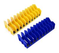 JNJOOD Lot de 2 boîtes de rangement pour pinces, porte-pinces et organisateur pour couteau avec base antidérapante, organisateur pour boîte à outils, organisateur de tiroir à outils