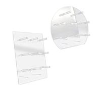 JNJOOD Lot de 2 présentoirs muraux pour beignets en acrylique pour fêtes, un support pour beignets pour décorations pour fêtes, mariages et baby shower