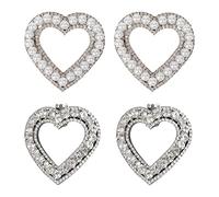 JNJOOD Lot de 4 clips pour chaussures faites à la main en perles clip pour chaussures de mariage boucle pour chaussures de mariée