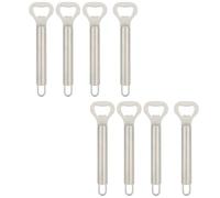 JNJOOD Lot de 8 mini ouvre-bouteille manuel portable en acier pour bouchons de bouteilles de bière, accessoires de cuisine