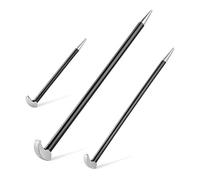 JNJOOD Lot de palangriers avec tête rotative, pied de, palanquin mécanique, palanquin pour voiture, levier pour talon 6 pouces 12 pouces 16 pouces, 3 pièces durables et faciles à utiliser