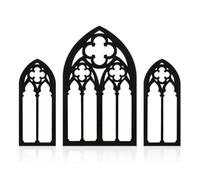 JNJOOD Miroir gothique décoration murale miroir avec décoration murale pour chambre gothique murale miroir de fenêtre cathédrale vintage pour chambre