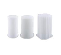 JNJOOD Moules de bougie Moules de bougie cylindrique Moules de bougie de colonne pour fabriquer des bougies