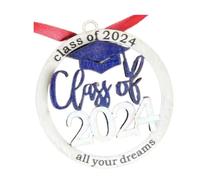 JNJOOD Ornement Personnalisé de Nom de Remise des Diplômes, 2024, Université, Diplôme Universitaire, Ornement de Diplômé du Secondaire D