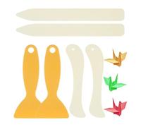 JNJOOD Outil de Pliage en Papier en Plastique, Plioir pour Créer des Plis dans le Papier, Utilisé pour Fabriquer des Travaux Manuels en Papier, la Courtepointe ou le Travail Du Cuir.