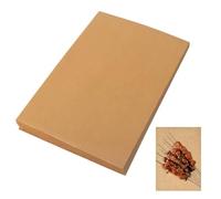 JNJOOD Papier sulfurisé anti-adhésif feuilles de four 100 pièces papier de four prédécoupé pour aliments panier pour friteuse à air revêtements pour pain