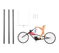 JNJOOD Pivote de vélo Vintage, Spinner pour couple en métal, moto avec chat et girouette avec acier inoxydable,