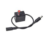 JNJOOD Régulateur de vitesse PWM 5 V 24 V 3 A avec connecteurs 5,5 x 2,1 mm réglable pour moteurs, ventilateurs, lampes à LED.