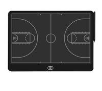 JNJOOD Tableau de bord électronique pour entraînement, panneau de stratégie avec écran LCD de 16 pouces avec fonction de verrouillage pour panier, panier horizontal