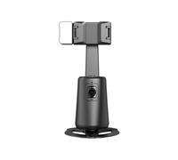 JNJOOD Trépied de suivi automatique du visage avec rotation à 360° support pour téléphone corps et visage, support de suivi de smartphone pour Vlog Live