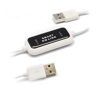 JNJOOD USB 2.0 Smart KM Link PC à PC Clavier Souris Partage Synchronisation Data Link Extension USB Transfert de Données Commutateur USB