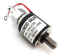 JNJOOD Vanne solénoïde pour électrovanne 94A / 94B type de bouteille solénoïde raccord dans l'électrovanne en métal machine à coudre en gros
