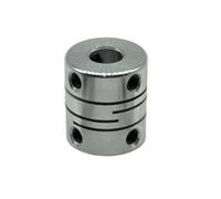 JNMING 1 pcs couplage de ligne parallèle D25L30 moteur coupleur d'arbre flexible en alliage d'aluminium connexion encodeur 3D imprimante rainure Cardan(9mm to 9mm)