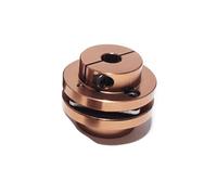 JNMING 1 pcs D56 L45 Flexible CNC Moteur Accouplement En Aluminium Bride Coupleur 3D Imprimante Cardan Arbre Diaphragmes Joint Universel(10mm to 12mm)