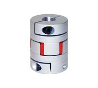 JNMING Coupleur flexible à pince prune D40 L66 - Connecteur de moteur d'accouplement d'arbre à mâchoires CNC(15mm to 15mm)