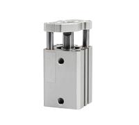 JNMING Cylindre pneumatique d'air compact de tige de guidage CQMB12 avec aimant CQMB12-5 CQMB12-10(30mm stroke)