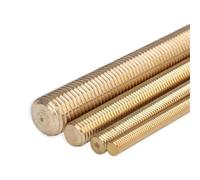 JNMING Lot de 5 tiges filetées en laiton métriques, filetage complet, M5, M6, M8, M10, M12, M14, M16, M18, M20, M22, M24(1meter x M5)