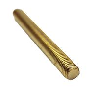 JNMING Tiges filetées métriques en laiton - Tailles M2, M2.5, M3, M4, M5, M6, M8, M10, M12, M16(M8x1.25x40mm)
