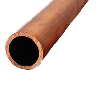 JNMING Tubes en cuivre pur for filtration d'aquarium et séchage de vêtements de 1,2 mm à 10 mm(5x0.5x100mm)