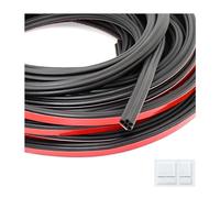 JNNJ 10 Meter Véhicules Joint Porte Fenêtre Isolant Froid et Phonique, D'Entrée Caoutchouc Autocollant, Bande Cadre Porte Voiture, Joint D'étanchéIté Fenetre, Universel pour Voiture, SUV