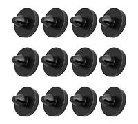 JNNJ 12Pcs Frein/Embrayage Pédale Stop Pad, Embrayage Stop Pad Commutateur Bouchon, Pads Accelerator Stop, Remplacement Frein Interrupteur Stopper, Bloc Limiteur de Frein En Plastique(Noir)