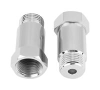 JNNJ 2 Pièces Adaptateur De Sonde D'oxygène O2, 45mm M18*1.5 Check Engine Light Eliminator Adapter, Adaptateur Prolongateur De Sonde Oxygène O2 Adaptateur De Bondes D'écartement, Pour Voiture