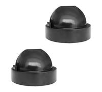 JNNJ 2 Pièces Cache Poussière pour Phares, Couvercle Anti-Poussière en Caoutchouc pour Voiture, Capuchon Bouchons Phare en Caoutchouc Universel, Compatible avec Plupart Automobile(90x60MM)