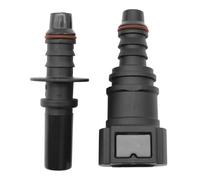 JNNJ 2 Pièces Connecteur à Déconnexion Rapide Pour Tuyau De Carburant, Connecteur Femelle-Mâle En Nylon Pour Tuyau De Carburant, Ligne De Carburant Tuyau Coupleur Adaptateur Accessoires(ID6)
