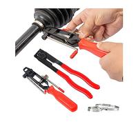 JNNJ 2 Pièces Kit D'outils Cerclage Voiture, Pince à Oreille Pour Joint De Cardan Outil De Serrage De La Botte, Outil D'installation Collier Serrage Joint CV, Universelle Pour Voiture, Camion, SUV