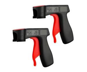 JNNJ 2 Pièces Voitures Poignée De Pistolet à Peinture avec Gâchette De Pistolet à Peinture, Universel Voitures Poignée Universelle pour Aérosol, Accessoires Automobile Universelles(Noir)