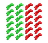 JNNJ 24 Pièces Clips Tige Serrure Porte, Clips Fixation Pour Barre Verrouillage Portière Voiture, Attaches Latérales Des Tiges Verrouillage Des Portes Mixtes Voiture, Clip Poignée Hayon Pour Voitures