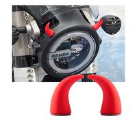 JNNJ 2Pcs Autocollants de décoration de Cornes de Diable pour Voiture, 3D Diable Autocollant pour Voiture Emblème, Autocollants Créatif Décoration Universel pour Voiture Intérieurs(Rouge)