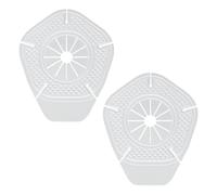 JNNJ 2PCS Coussin de Protection Du Bras D'essuie-Glace de Voiture, Protecteur D'essuie-Glace Avant, Cache-Poussière En Silicone pour Le Bras D'essuie-Glace Du Pare-Brise pour Voitures(Transparent)