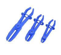 JNNJ 3 Pièces Pince Durite Refroidissement, Pince A Collier Durite, Flexible Durite Carburant en Nylon, Durites Ensemble Pince à Collier de Serrage, pour Tuyau de Carburant Tuyau Gaz(Blu)