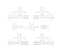 JNNJ 30 Pièces Connecteurs De Tuyaux, Raccord Droit De Tuyau Lave Glace Connecteur Raccord De Tube, Connecteur Tuyau Lave-Glace Connecteur Pulvérisateur Buse Lave-Glace Interchangeable（Blanc）