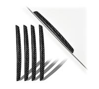 JNNJ 4 Pcs Bande de Protection Universelle pour Les portières de Voiture, Autocollant de Protection de Voiture en Fibre de Carbone, Bande de Protection pour Les rétroviseurs de Voiture