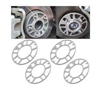 JNNJ 4 Pièces Entretoises Universelles Pour Jantes Pour Véhicule, Cales D'espacement De Roue En Alliage D'aluminium, Entretoise Roue De Moyeu Roue élargis Et Modifiés, Auto Accessoire(3mm)