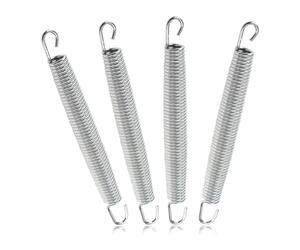 JNNJ 4 Pièces Ressort De Tension Avec Double Crochet, Ressort De Tension étendu Diamètre Du Fil 2.5mm, Ressorts Traction 178 Mm De Longueur Libre, Pour Automobile, Tricycle, Bicyclette, Serrures